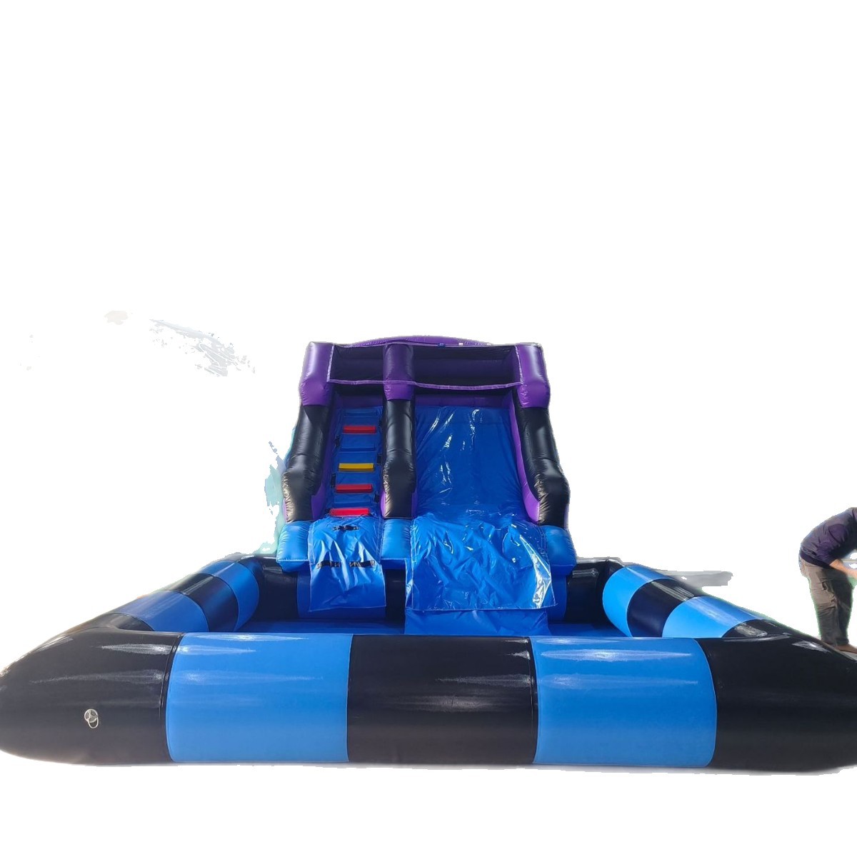 Water Slide Inflatable - Kundenspezifischer Fabrik-Direktverkauf PVC aufblasbare Wasserrutsche Großer