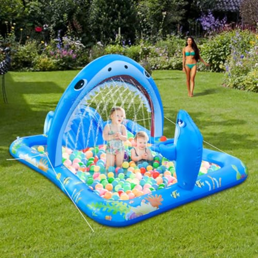 Aufblasbarer Kinderpool für de – Water Slide Inflatable Bewertung und Preis
