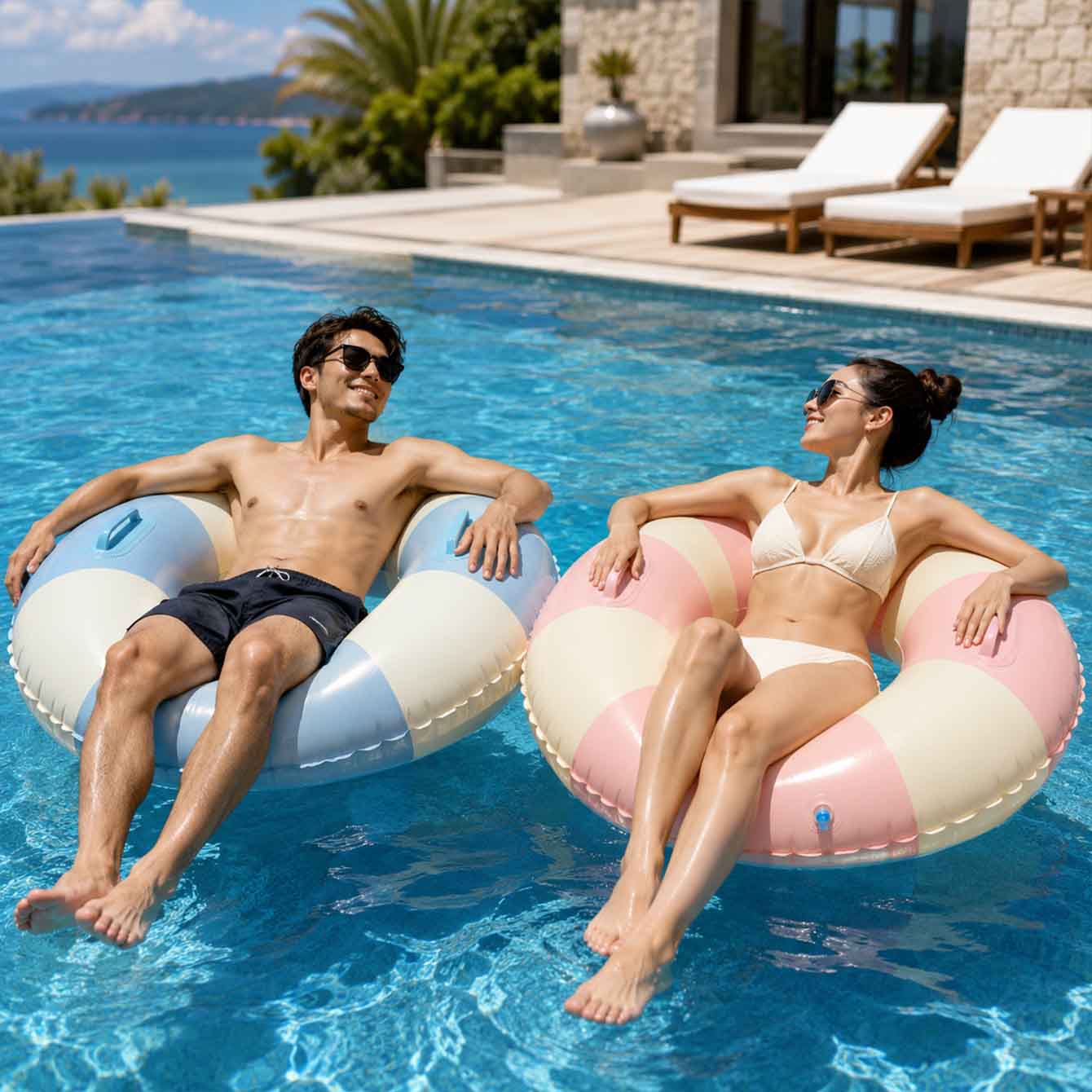 1 Stück Aufblasbarer Schwimmri – Pool Float Ring Inflatable Bewertung und Preis