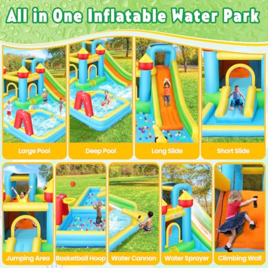 Outdoor/Indoor Hüpfburg Wasser – Water Slide Inflatable Bewertung und Preis