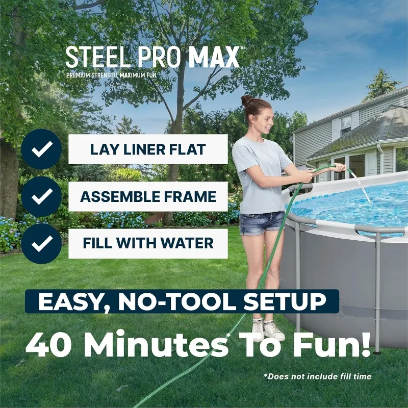 Bestway Steel Pro MAX 14' x 8' – Pool Ladder Above Ground Bewertung und Preis