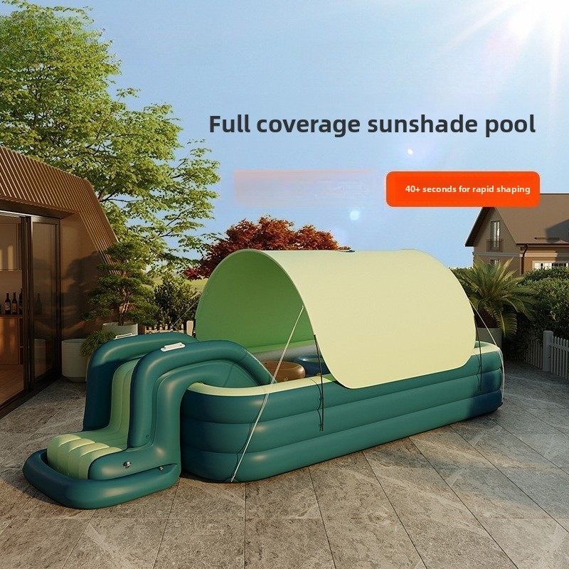 Aufblasbarer Kinderpool mit Ru – Water Slide Inflatable Bewertung und Preis
