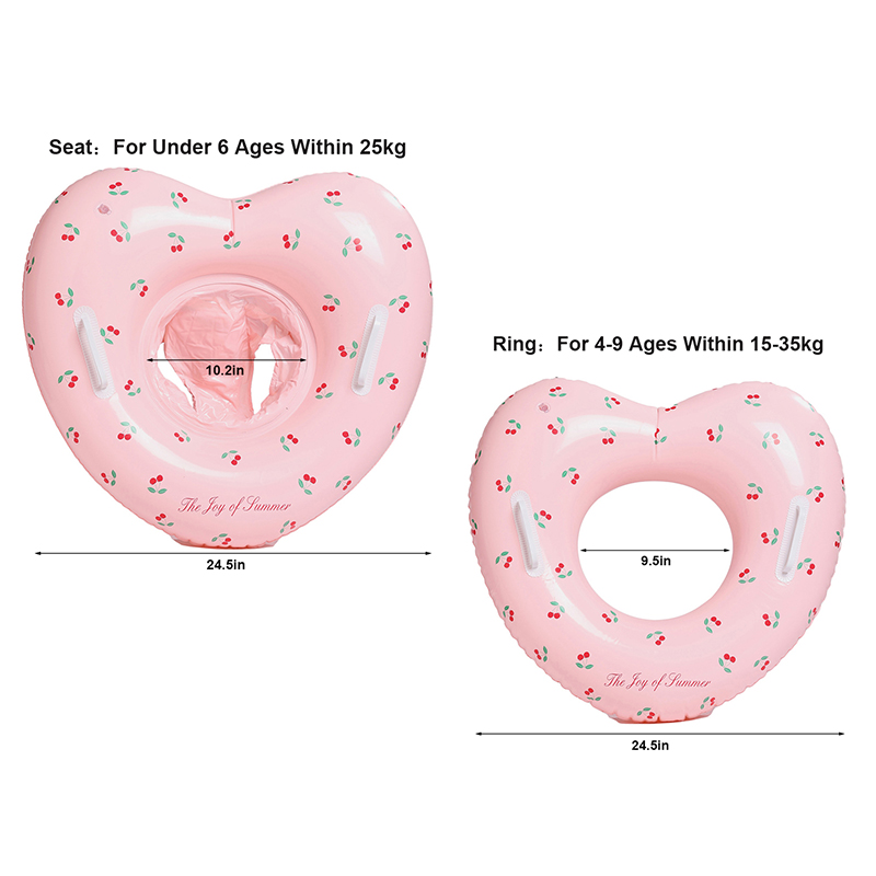 1 Stück Kirsch-Schwimmring, au – Pool Float Ring Inflatable Bewertung und Preis