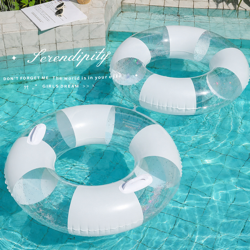 Transparenter Schwimmring für  – Pool Lounger Inflatable Bewertung und Preis