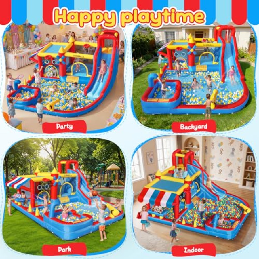 Outdoor/Indoor 10-in-1 Wasserr – Water Slide Inflatable Bewertung und Preis