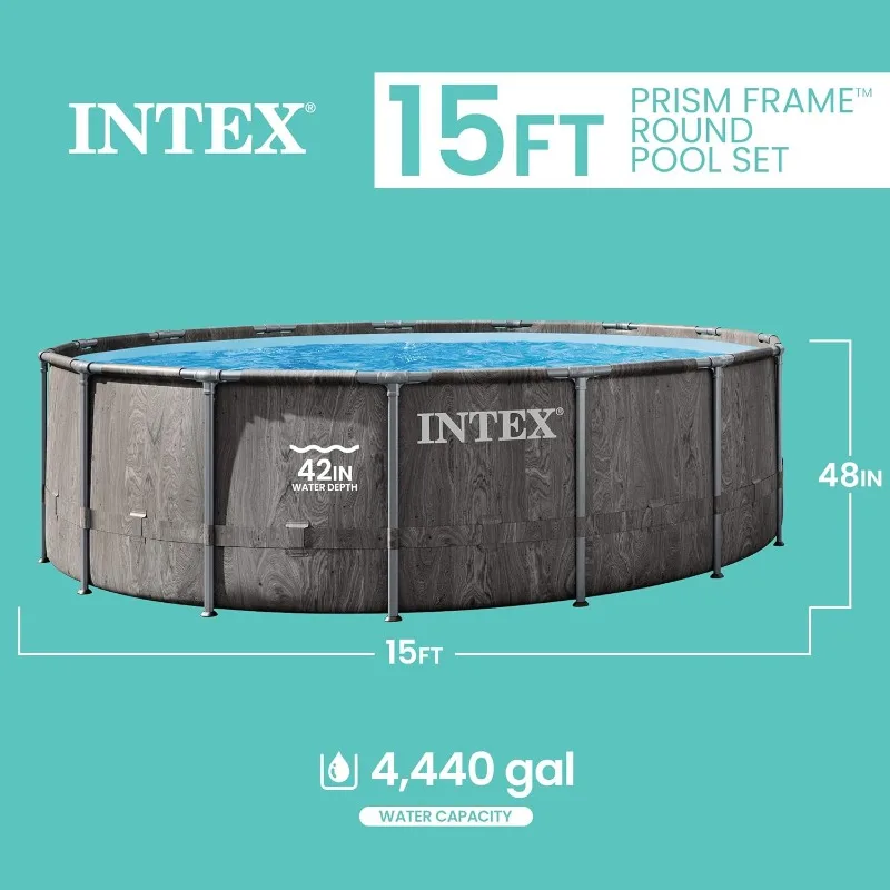 Intex Greywood Prism Frame 15' – Pool Ladder Above Ground Bewertung und Preis